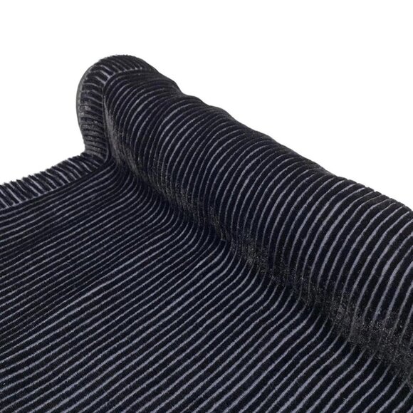 Auth GUCCI - Dark Navy Black Rayon Silk Scarf - Picture 4 of 6